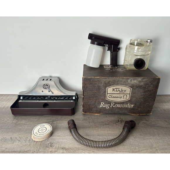 Kirby Other - Vintage Kirby Classic Rug Renovator Shampoo Attachment Set Carpet Cleaner w/ Box
